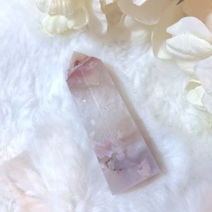 Flower Agate with Quartz